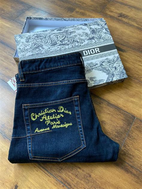 dior jeans black|christian dior jeans price.